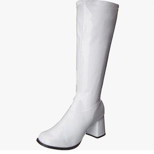 White GoGo Boots